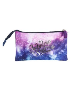 Estuche/portatodo plano 3 compartimentos nebulous, Color Lila 2100002596 kiwiku.com 2