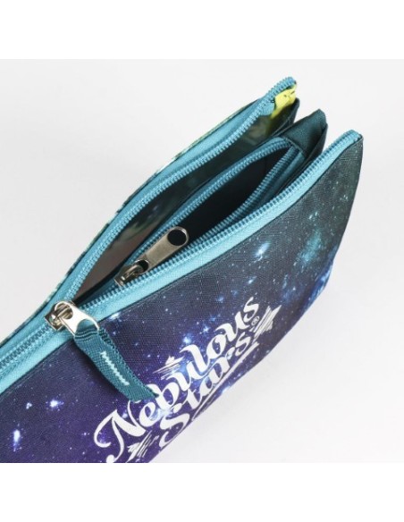 Estuche/portatodo plano 3 compartimentos nebulous, Color Verde 2100002597 kiwiku.com