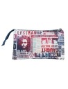 Estuche/portatodo plano 3 compartimentos harry potter, Color Azul
