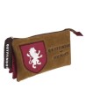 Estuche/portatodo plano 3 compartimentos harry potter gryffindor, Color Burdeos