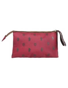 Estuche/portatodo plano 3 compartimentos harry potter gryffindor, Color Burdeos 2100002608 kiwiku.com 2