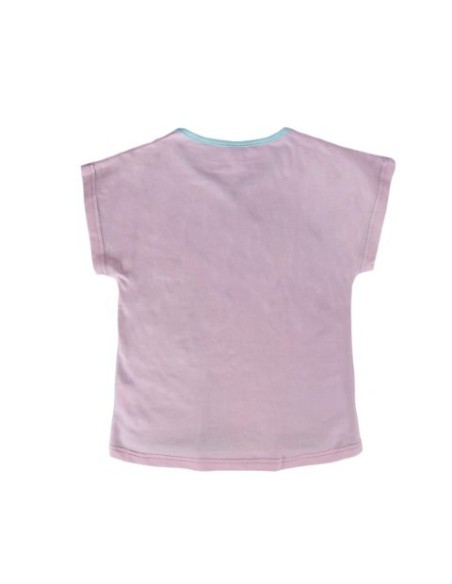 Camiseta manga corta soy luna, Color Rosa kiwiku.com