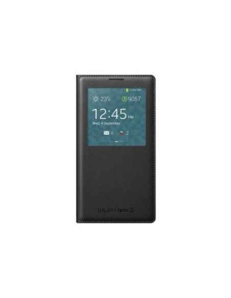 Funda samsung sview cover para galaxy note 3 n9000 negra