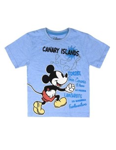 Camiseta corta mickey, Color Gris 2200004003 kiwiku.com