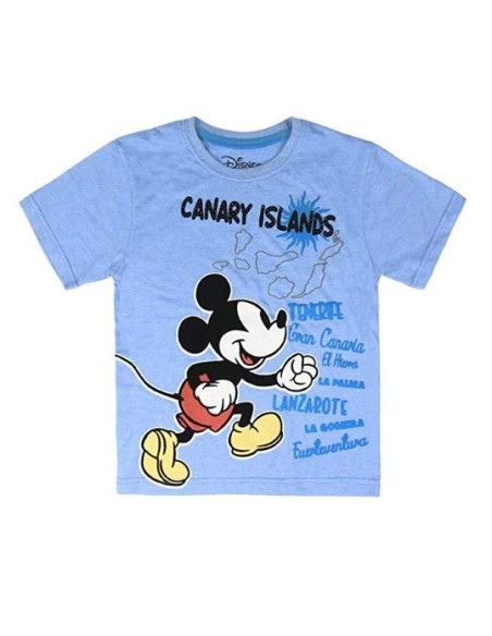 Camiseta corta mickey, Color Gris 2200004003 kiwiku.com
