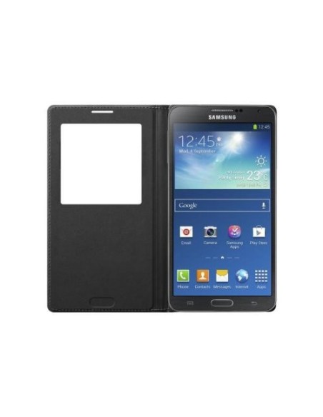 Funda samsung sview cover para galaxy note 3 n9000 negra