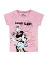 Camiseta corta minnie, Color Rosa