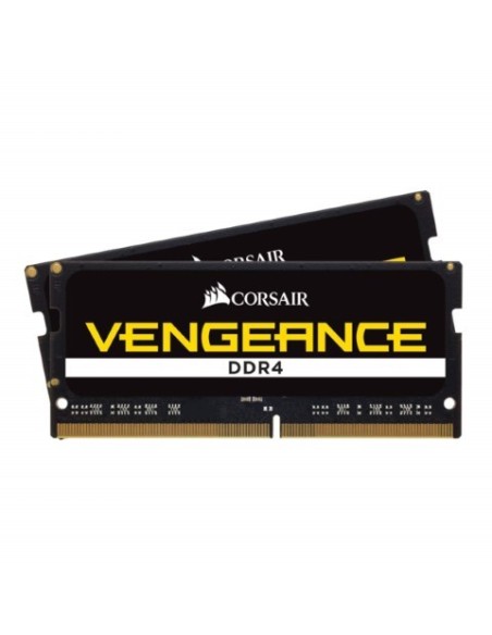 Memoria corsair ddr4 8gb 1x8gb pc2400 sodimm negro CMSX8GX4M1A2400C16 kiwiku.com