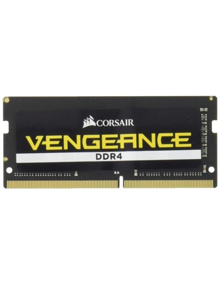 Memoria corsair ddr4 8gb 1x8gb pc 2666 sodimm negro CMSX8GX4M1A2666C18 kiwiku.com