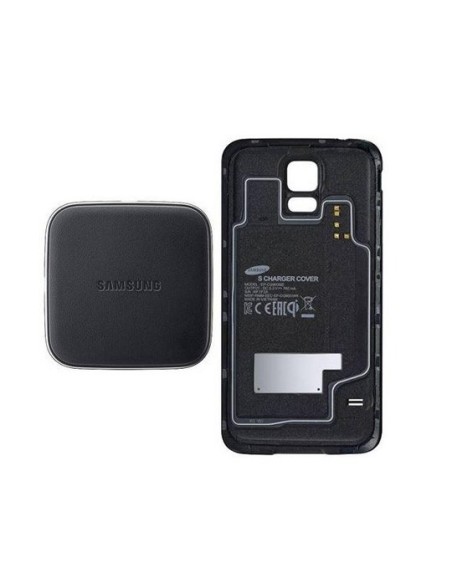Kiwiku.com: Samsung O8EPWG900IBEG - Kit cargador + Carcasa de carga inalámbrica para Samsung Galaxy sS5 G900, negro - Electrónic