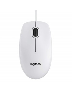 Logitech B100 - Ratón óptico, Color Blanco 910-003360 kiwiku.com