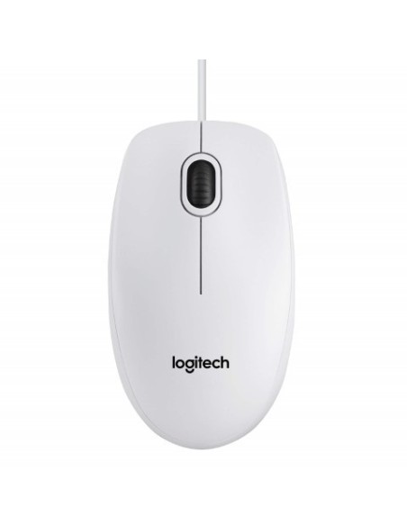 Logitech B100 - Ratón óptico, Color Blanco 910-003360 kiwiku.com