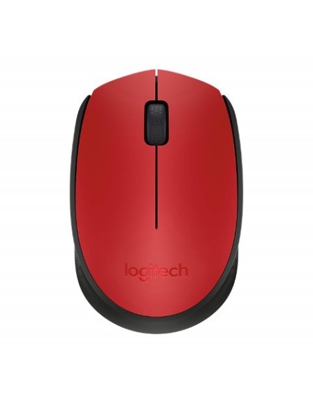 Logitech M171 - Ratón inalámbrico, Color Rojo 910-004641 kiwiku.com
