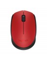 Logitech M171 - Ratón inalámbrico, Color Rojo