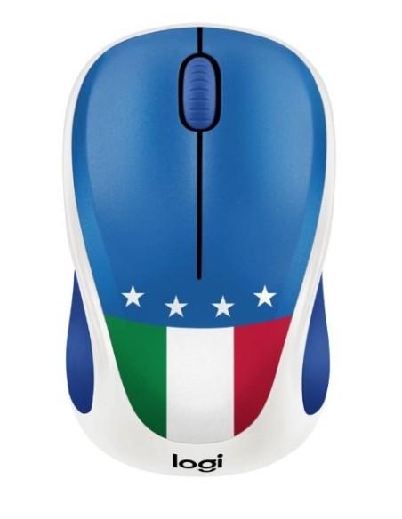 Logitech M238 Fan Colección - Ratón inalámbrico, diseño Bandera Italia 910-005402 kiwiku.com