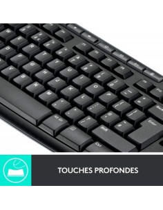 Logitech MK270 - Teclado (RF inalámbrico, Hogar, AZERTY, Francés, USB, Batería) 920-004510 kiwiku.com 2