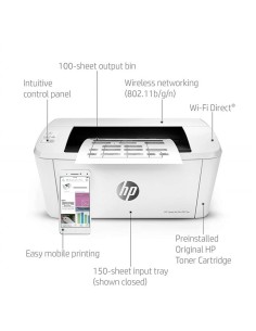 Impresora Laser HP Laserjet Pro M15w 18ppm usb  wifi/prnt 1200dpi W2G51A#B19 kiwiku.com 2
