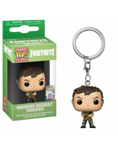 Llavero pop fortnite: highrise assault trooper MEFK36950 kiwiku.com