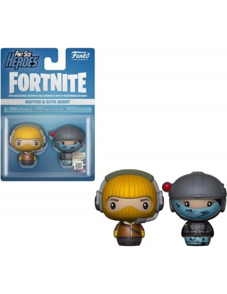 Pack 2 pint heroes fortnite raptor & elite agent FFK38027 kiwiku.com