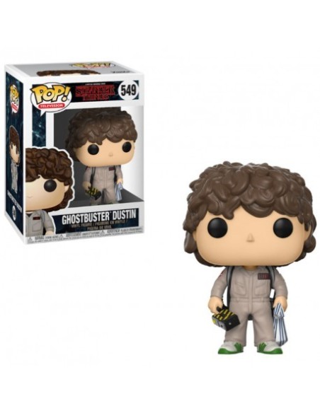Figura pop stranger things: dustin ghostbuster FFK21484 kiwiku.com