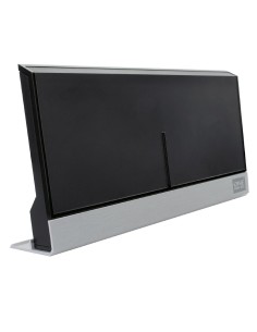 Antena full hd de interior 180º para alta def. amplificador 47db 2