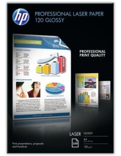Hewlett Packard CG964A - Papel Laser Glossy Professional A4 120Gr 250 Hojas