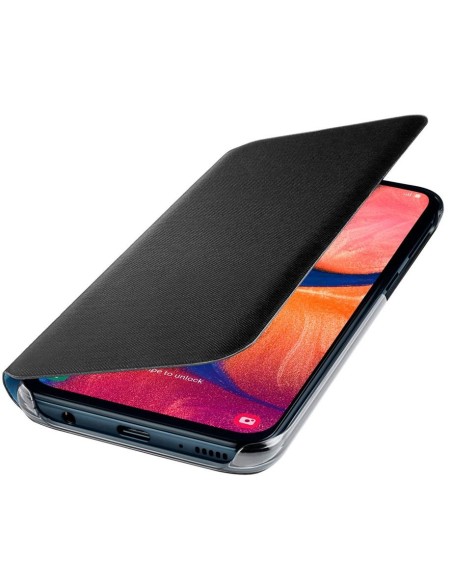 Funda Samsung Carcasa Galaxy A20e Wallet Cover Negro EF-WA202PBEGWW kiwiku.com