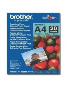 Papel glossy a4 260g/m2 20h brother