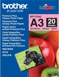 Papel glossy a3 20h brother