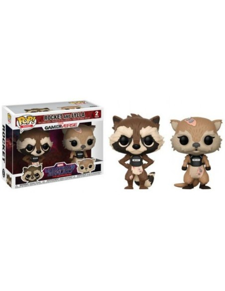 Figura pop pack marvel rocket and lylla FFK23212 kiwiku.com