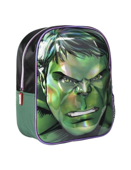 Mochila infantil 3d avengers hulk, Color Verde 2100002612 kiwiku.com