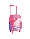 Mochila carro infantil 3d peppa pig, Color Rosa