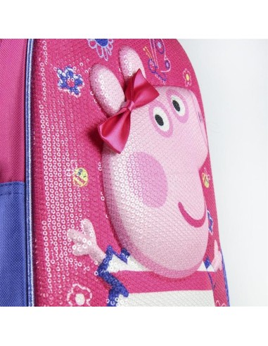 Mochila carro infantil 3d peppa pig, Color Rosa 2100002761 kiwiku.com