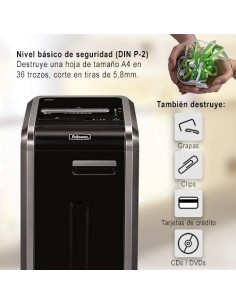 Fellowes Powershred 225i de Corte Recto y con tecnologia 4623001 kiwiku.com 2