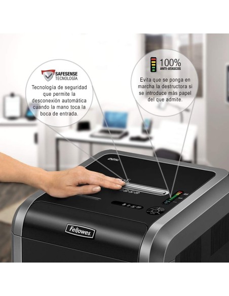 Fellowes Powershred 225i de Corte Recto y con tecnologia 4623001 kiwiku.com