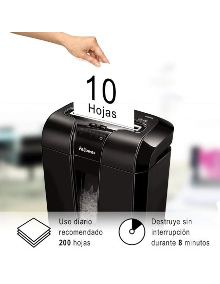 Fellowes Powershred Destructora 63Cb, corte en partículas 4600101 kiwiku.com