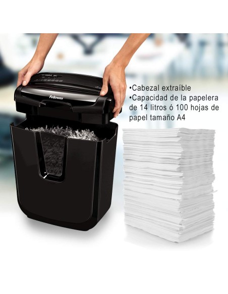 Fellowes Destructora M-7C, corte en partículas 4603101 kiwiku.com