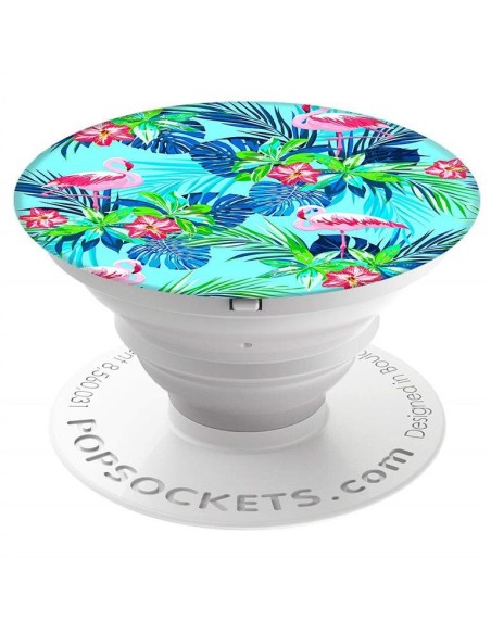 PopSocket - Soporte para movil Rainforest Flamingos 96593 kiwiku.com