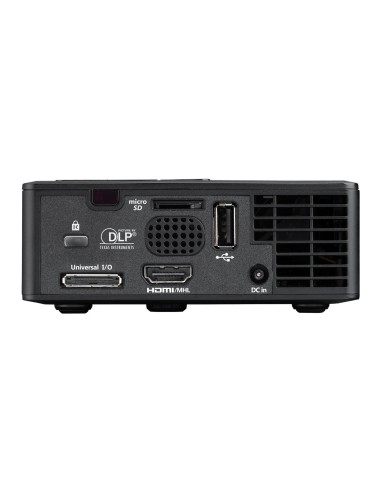 Optoma ML750 - Proyector (700 lúmenes ANSI, DLP, WXGA (1280x800), 20000h, LED, 14.95 - 14.95 mm) Neg