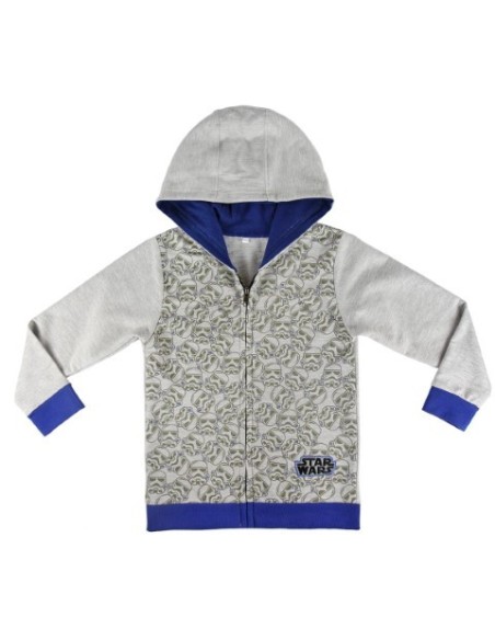 Sudadera star wars, Color Gris 2200002319 kiwiku.com