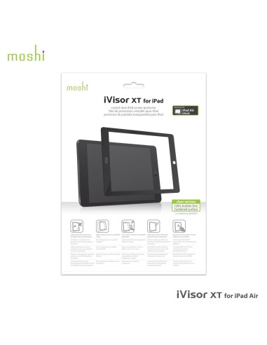 Moshi iVisor XT - Protector de pantalla para Apple iPad Air, negro: Kiwiku.com: Informática
