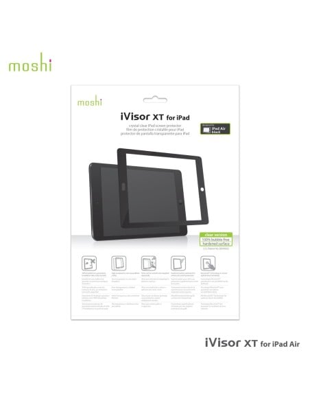 Moshi iVisor XT - Protector de pantalla para Apple iPad Air, negro: Kiwiku.com: Informática