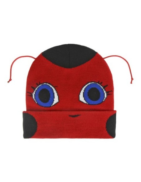 Gorro con aplicaciones lady bug, Color Rojo, TALLA ÚNICA 2200002589 kiwiku.com