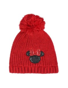 Gorro pompon minnie, Color Rojo, TALLA ÚNICA 2200004283 kiwiku.com