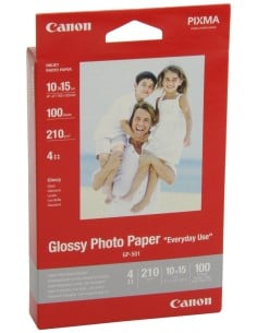 Compra Papel Fotográfico Brillante Canon GP-501 10x15 cm 100 Hojas en Kiwiku