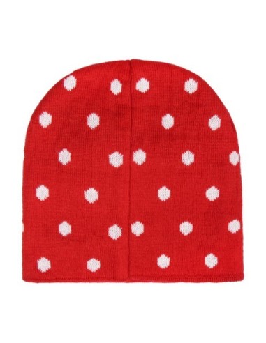 Gorro con aplicaciones minnie, Color Rojo, TALLA ÚNICA 2200004350 kiwiku.com