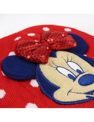 Gorro con aplicaciones minnie, Color Rojo, TALLA ÚNICA 2200004350 kiwiku.com