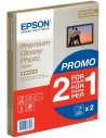 Epson c13s042169 - papel fotográfico a4,  2x15 hojas