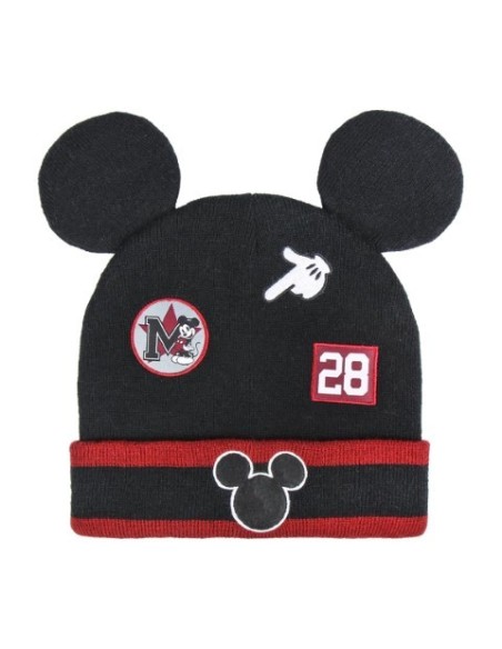 Gorro pompon mickey, Color Negra, TALLA ÚNICA 2200004291 kiwiku.com
