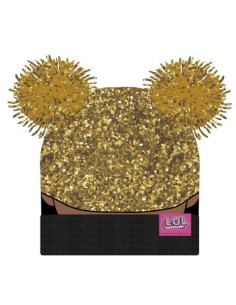 Gorro pompon lol, Color Negra, TALLA ÚNICA 2200004294 kiwiku.com 2